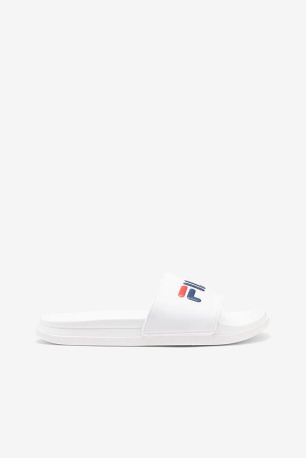 Fila Drifter Luxe Women's Sandals - White/Navy/Red,NZ 389-97643